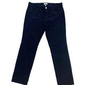 2/$30 Kut from The Kloth Velvet Pants 18 Dark Blue Catherine Boyfriend Corduroy